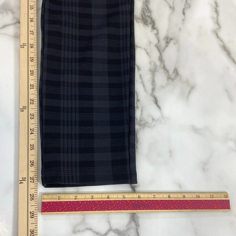 Atelier‎ Luxe Boutique Trouser Pants Womens Size 6 Gray Black Plaid Check Skinny - Picture 11 of 11